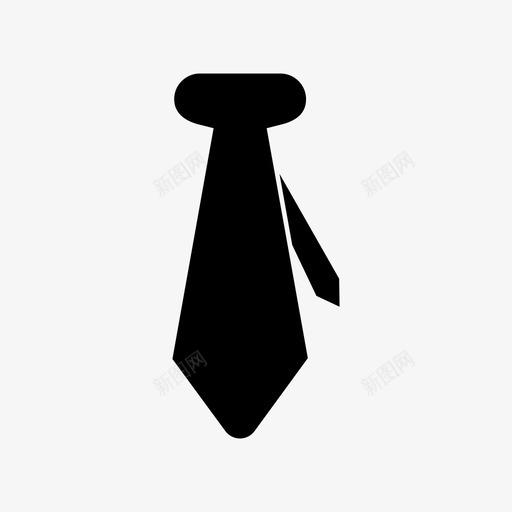 领带尊严办公室图标svg_新图网 https://ixintu.com 办公室 尊严 职业 领带