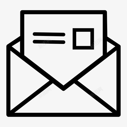 信件电子邮件收件箱图标svg_新图网 https://ixintu.com 信件 收件箱 时事通讯 电子邮件