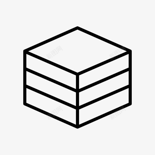 箱件堆放搬运储存图标svg_新图网 https://ixintu.com 储存 搬运 箱件堆放