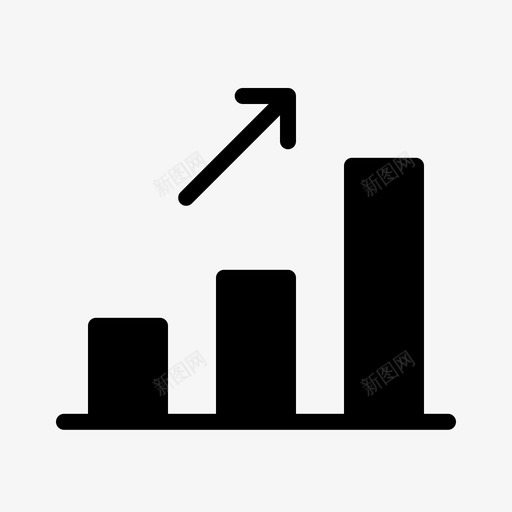 盈利能力图表增长图标svg_新图网 https://ixintu.com 其他 图表 增长 盈利能力