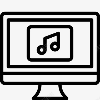 音乐电脑功能mac图标图标