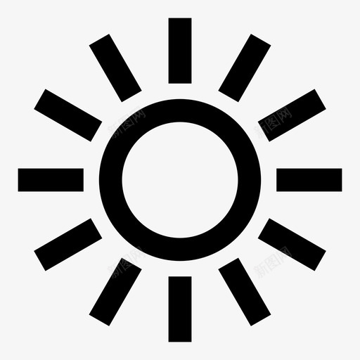 亮度亮度控制亮度等级图标svg_新图网 https://ixintu.com 亮度 亮度控制 亮度等级 太阳