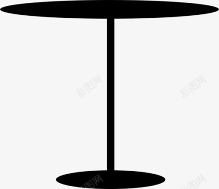 高顶桌子家具桌子图标图标