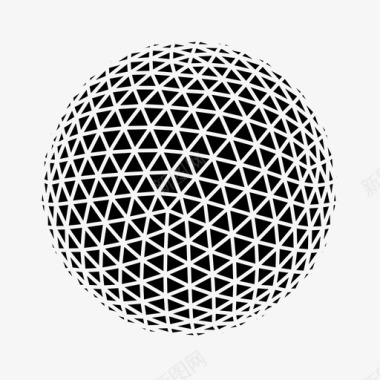 球体建筑球图标图标