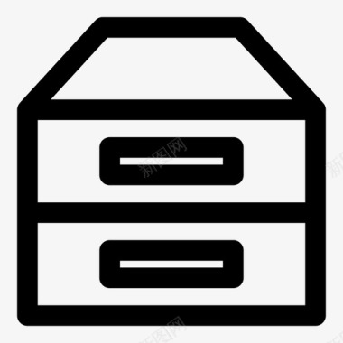 文件柜档案数据图标图标