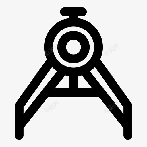 指南针建筑师绘图图标svg_新图网 https://ixintu.com 工具 建筑师 指南针 绘图