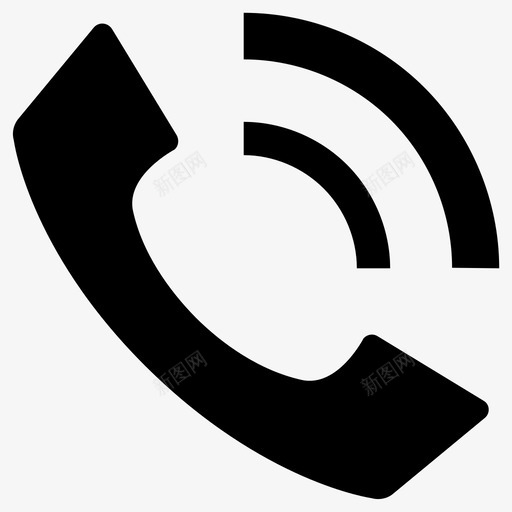 电话手持电话移动电话图标svg_新图网 https://ixintu.com 手持电话 接收器 电话 移动电话