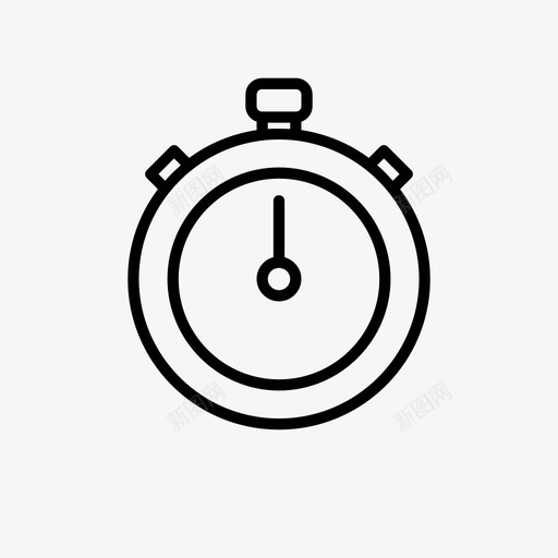秒表计数器时间图标svg_新图网 https://ixintu.com 时间 秒表 计数器 计时器