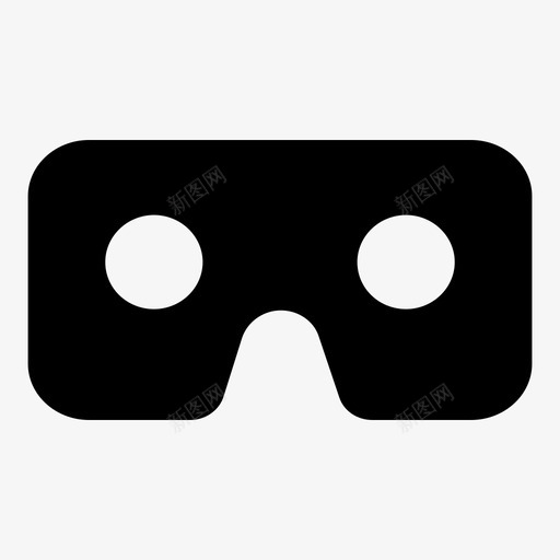 vr耳机纸板虚拟现实图标svg_新图网 https://ixintu.com vr耳机 纸板 虚拟现实