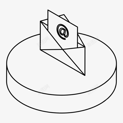 邮件电子邮件互联网图标svg_新图网 https://ixintu.com 互联网 信息 电子邮件 邮件