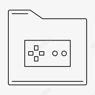游戏控制器文件夹图标图标