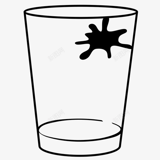 脏玻璃盘子洗碗机图标svg_新图网 https://ixintu.com 水玻璃 洗碗机 盘子 脏玻璃
