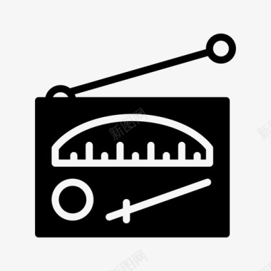 收音机设备多媒体图标图标