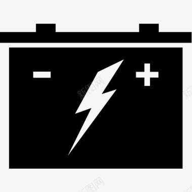 蓄电池汽车蓄电池图标图标
