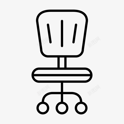 椅子家具室内图标svg_新图网 https://ixintu.com 办公室 商务财务卷2 室内 家具 座椅 椅子