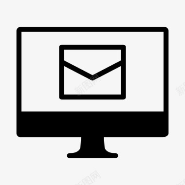 邮件通知计算机图标图标