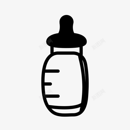 营养婴儿奶瓶图标svg_新图网 https://ixintu.com 儿童 奶瓶 婴儿 牛奶 营养