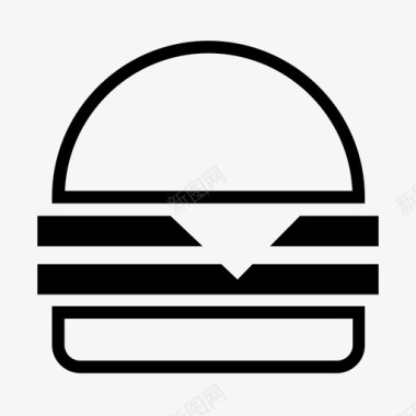 chesseburger汉堡junkfood图标图标