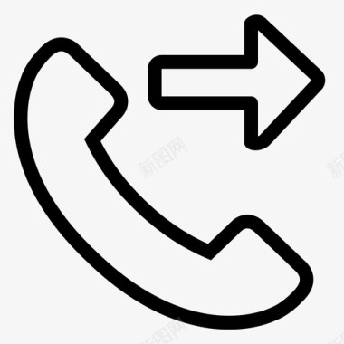 拨出电话通讯联系人图标图标