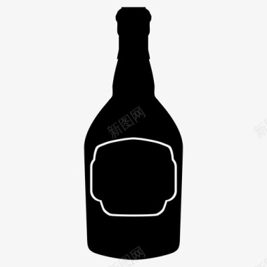 耶罗波安瓶子饮料图标图标