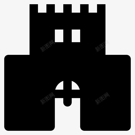 城堡历史国王图标svg_新图网 https://ixintu.com 历史 国王 城堡 堡垒 恶心的历史雕文 王国