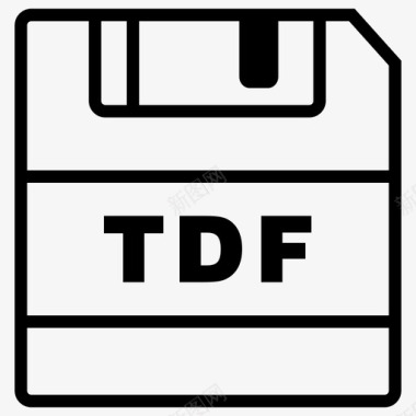 保存tdf文件保存图标图标