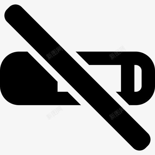 禁止吸烟标志标志机场和旅行图标svg_新图网 https://ixintu.com 机场和旅行 标志 禁止吸烟标志