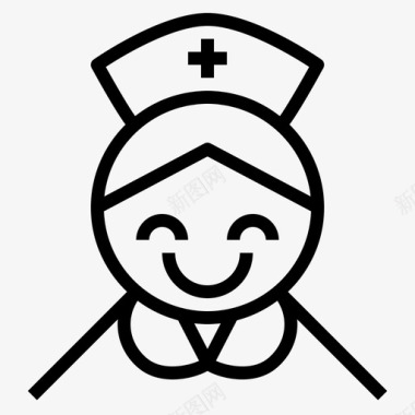 护士护理健康图标图标