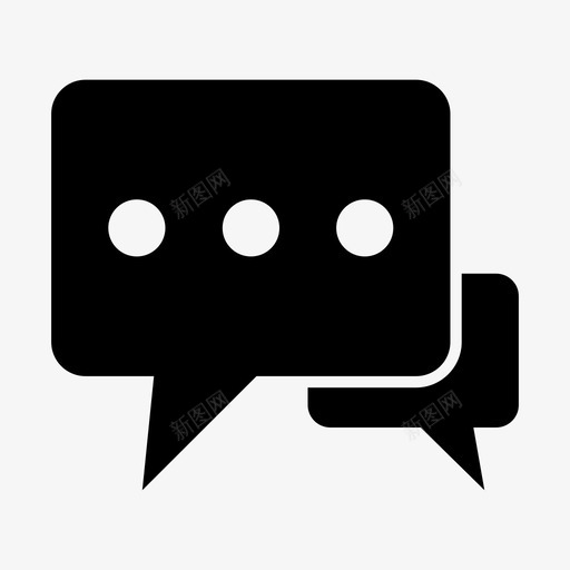 言论泡沫信息大众图标svg_新图网 https://ixintu.com 信息 大众 言论泡沫