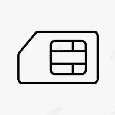 sim卡芯片存储卡图标图标