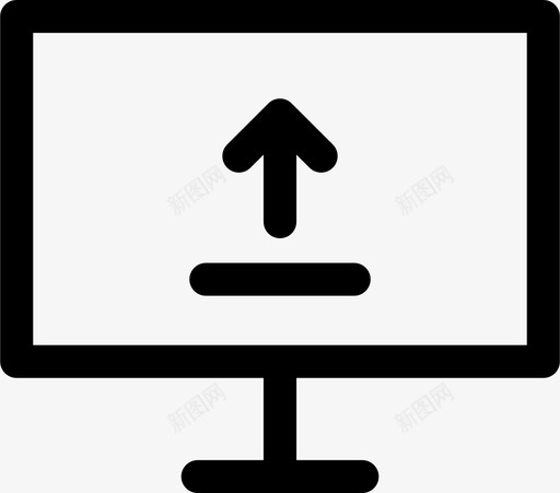 计算机上传数据文件图标svg_新图网 https://ixintu.com 互联网 屏幕 屏幕第2部分 数据 文件 监视器 计算机上传
