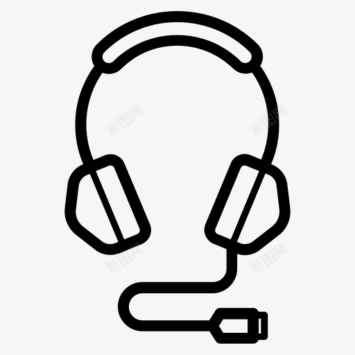 游戏耳机消费类电子产品图标svg_新图网 https://ixintu.com 消费类 消费类电子产品概述 游戏耳机 电子产品 音乐