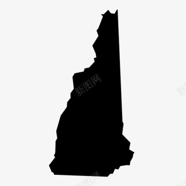 新罕布什尔州美国各州图标图标