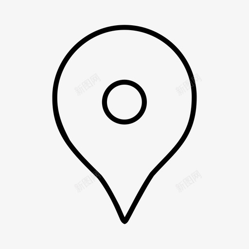 地图销gps位置图标svg_新图网 https://ixintu.com gps 位置 地图销 销
