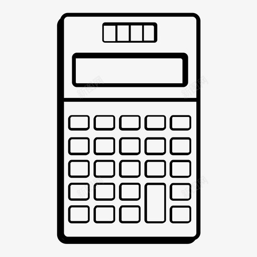 计算器微积分金融图标svg_新图网 https://ixintu.com 办公桌 办公用品 微积分 数学 计算器 金融