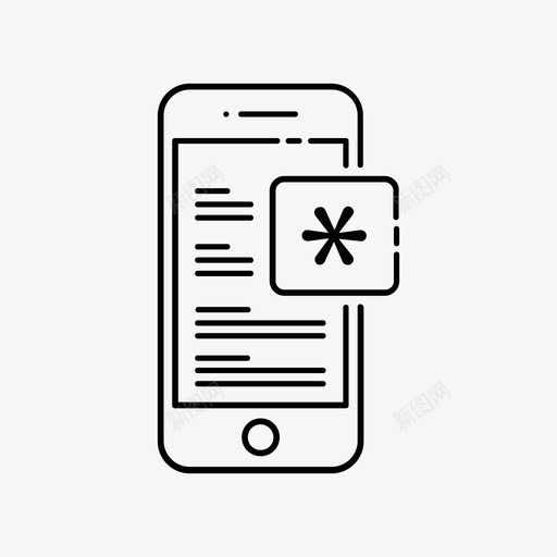 阅读器代码手机图标svg_新图网 https://ixintu.com rss web应用程序图标 代码 手机 阅读器