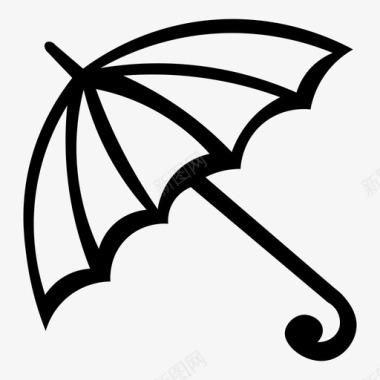 伞配件时尚图标图标