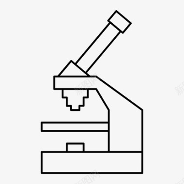 显微镜生物化学图标图标
