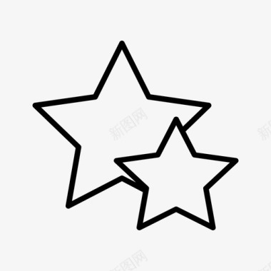 星星双星像图标图标
