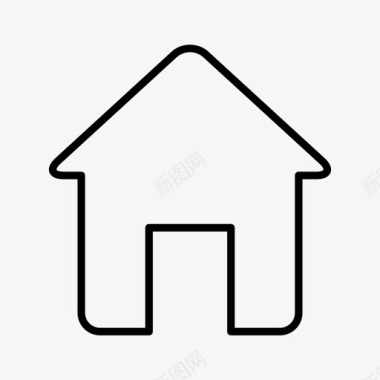 房屋建筑房产图标图标