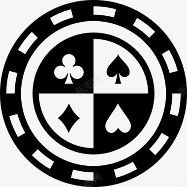 扑克筹码下注赌场筹码图标图标
