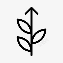 杂类标识成熟生长植物图标高清图片