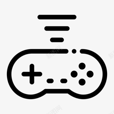 无线游戏板控制器视频游戏图标图标