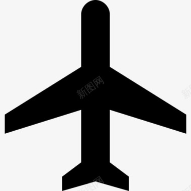 飞机模式符号材料单色图标图标