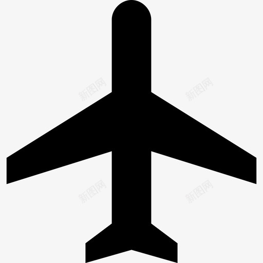 飞机模式符号材料单色图标svg_新图网 https://ixintu.com 单色 材料设计 飞机模式符号