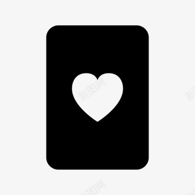 扑克牌王牌爱情图标图标
