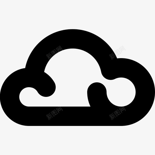 云硬盘预测图标svg_新图网 https://ixintu.com 云 天气 存储 硬盘 美味网络元素10个粗体圆形 预测
