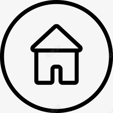 住宅建筑房屋图标图标
