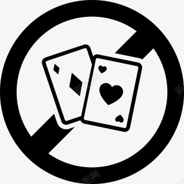 没有牌赌场禁止图标图标
