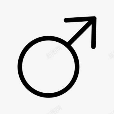 男性男孩性别图标图标